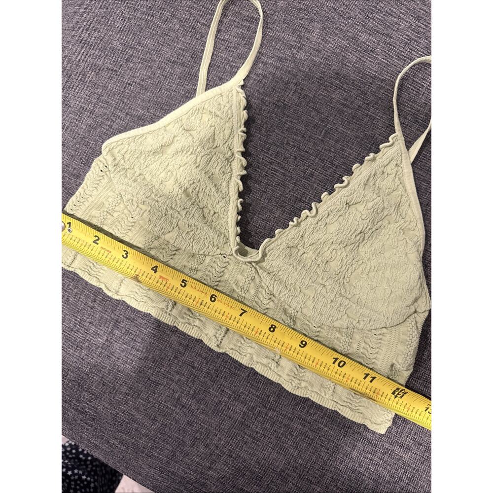NWT Intimately Free People Green Heirloom Seamless Bralette Size M/L Boho Indie - Picture 8 of 10